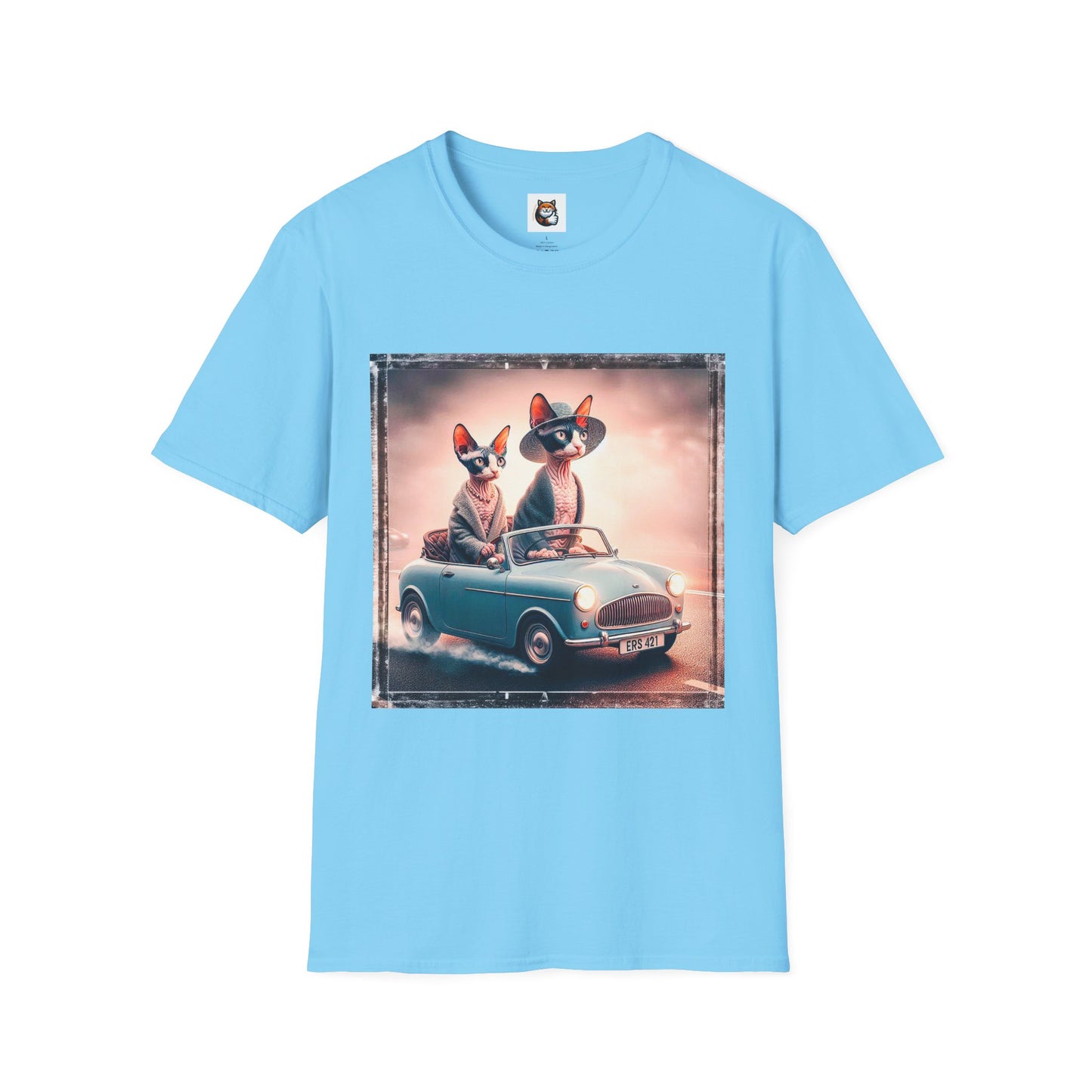 Wacky Cornish Rex friends driving  T-Shirt