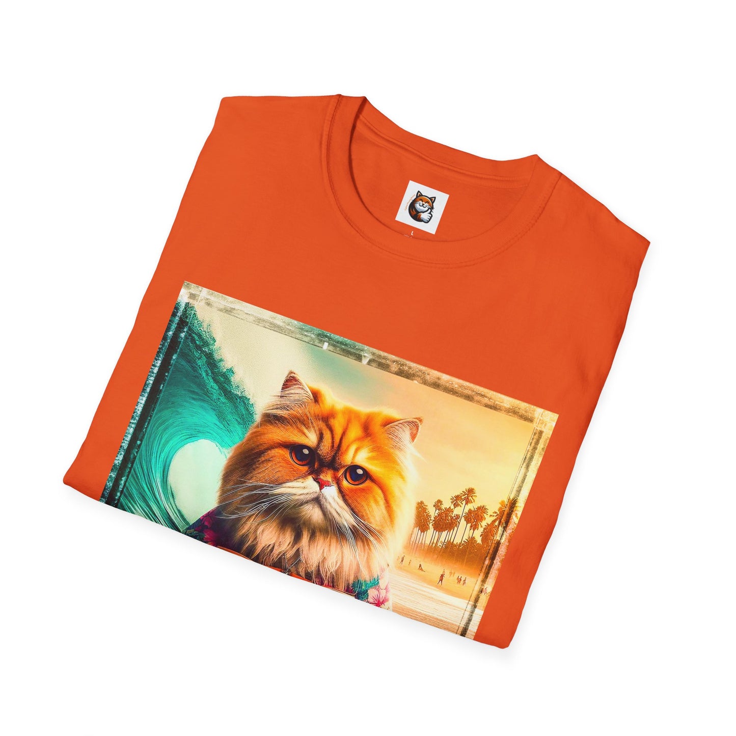 Persian Cat Unisex Softstyle T-Shirt