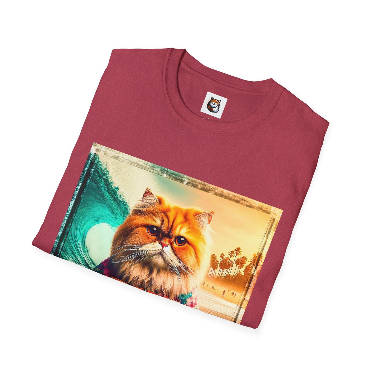 Persian Cat Unisex Softstyle T-Shirt