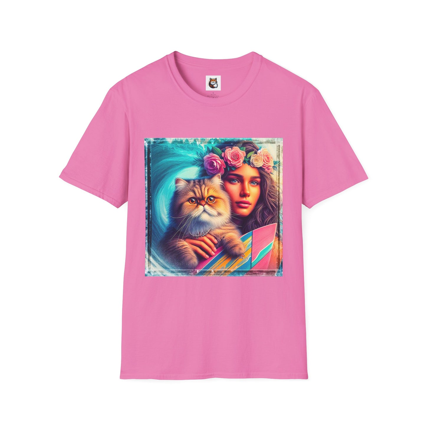 Persian Cat Unisex Softstyle T-Shirt